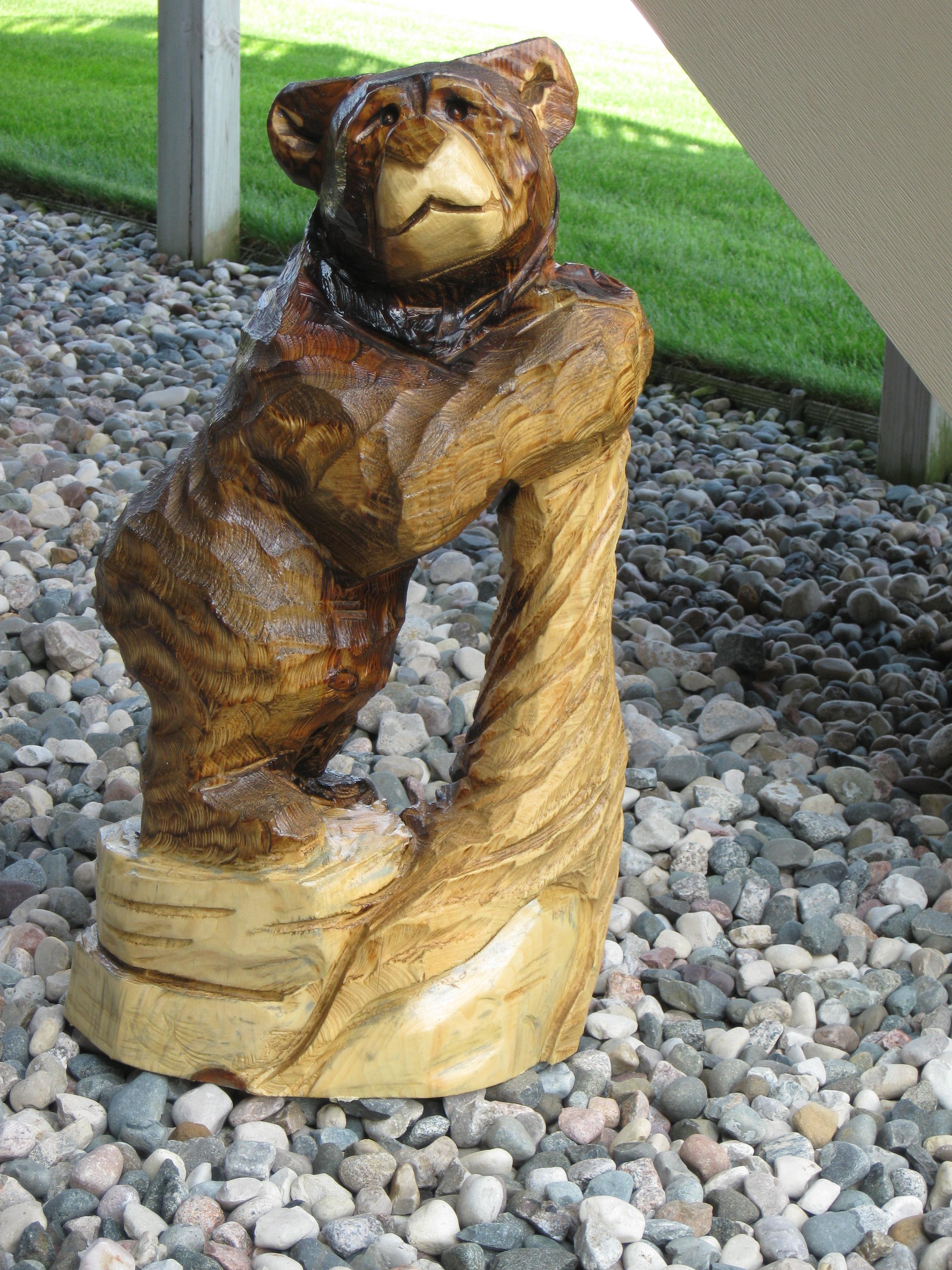 Natural Cedar Bear