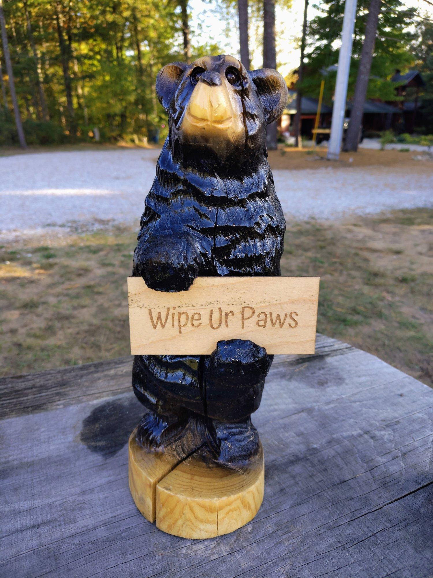 Wipe Ur Paws Bear