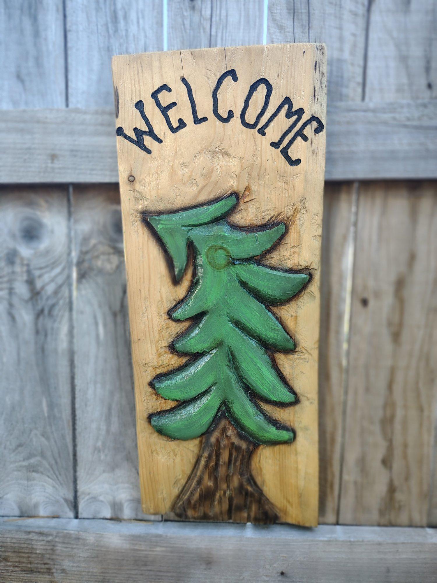 Pine Tree Sign
