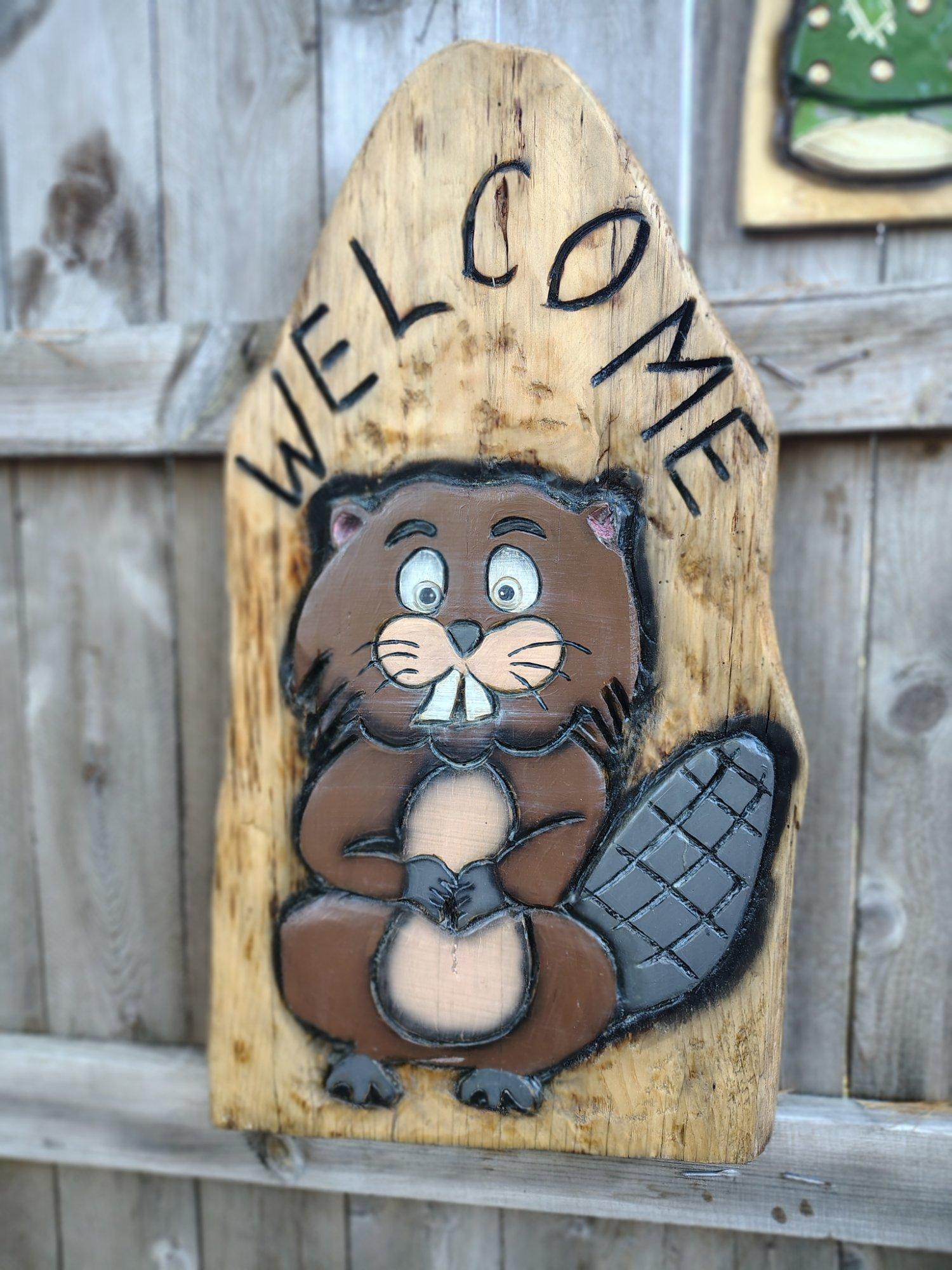 Beaver Sign