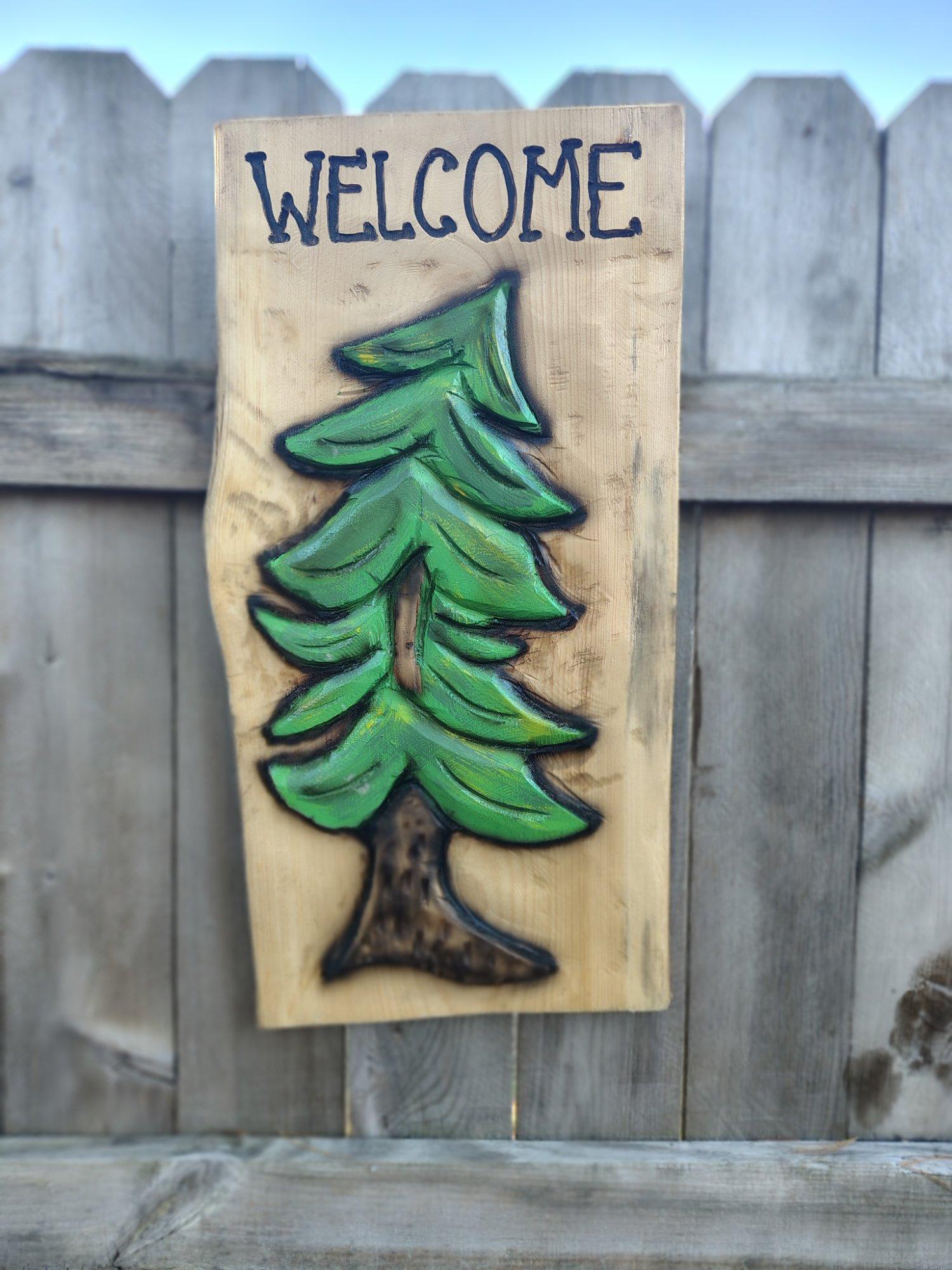 Pine Tree Sign