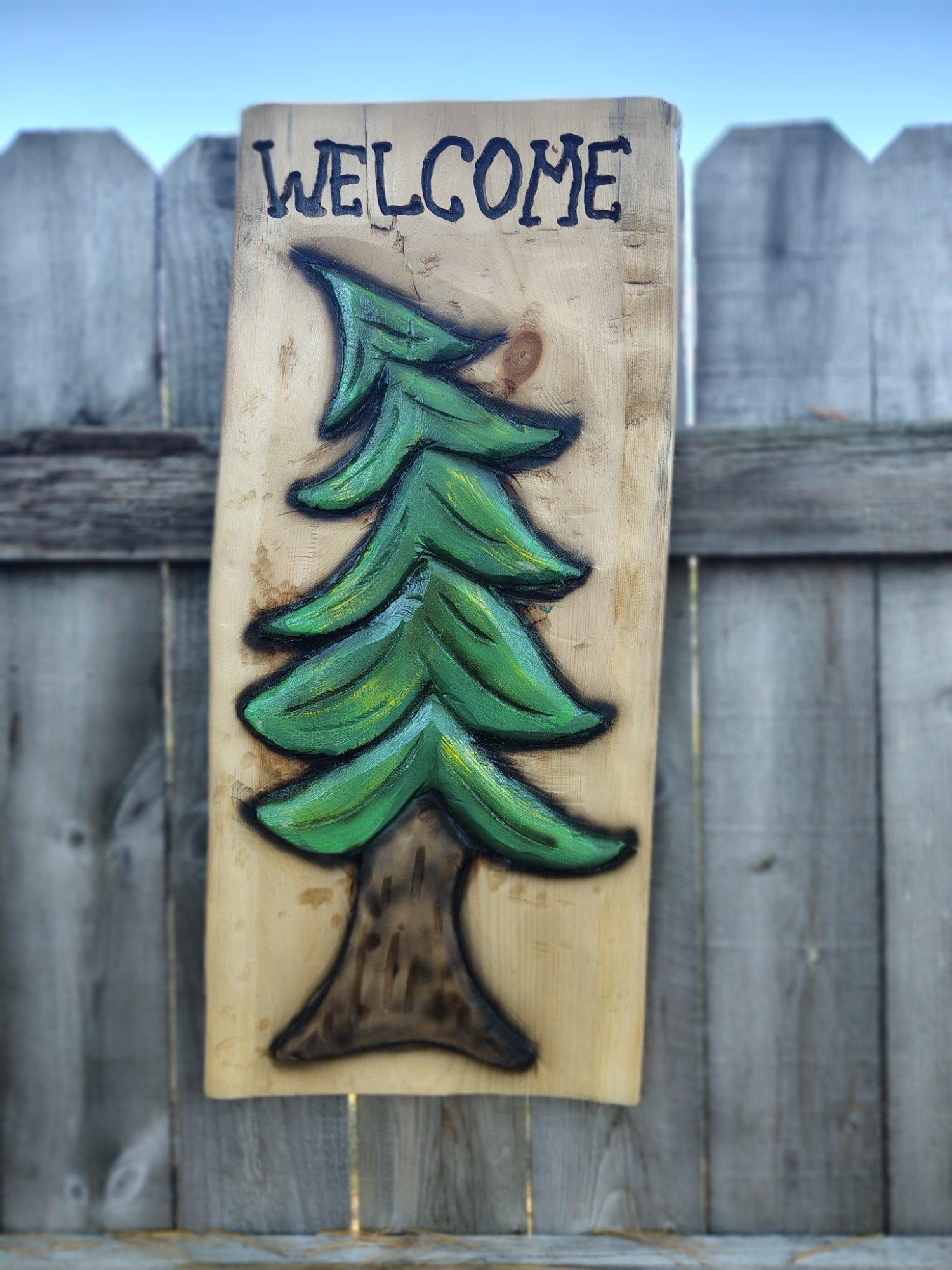 Pine Tree Sign