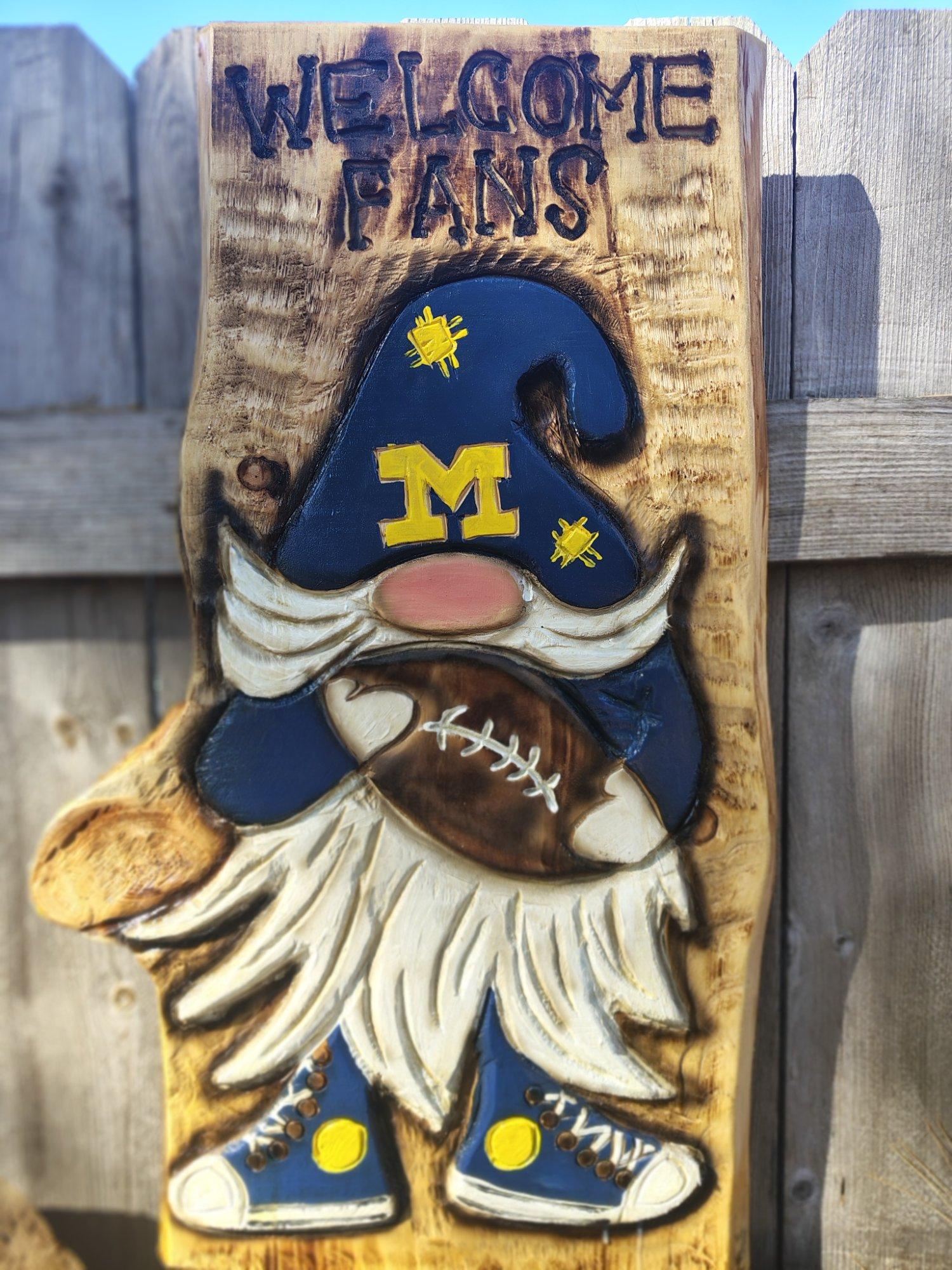 Michigan Gnome Sign